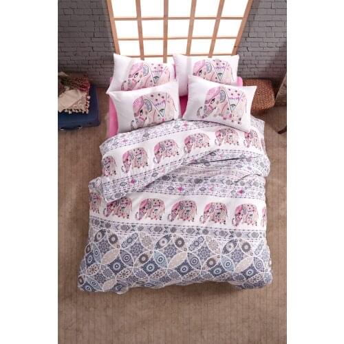 Elephant Double Person Linens Set Duvet Cover Set Bedding Set Design Bed Cover Set Duvet Bedding Housse