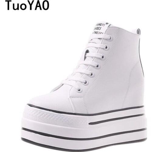 Fashion Sneakers White Chunky Platform Wedge Shoes 2021 Designers 10.5cm Height Increased Woman Sports Casual Shoe Tennis Female
