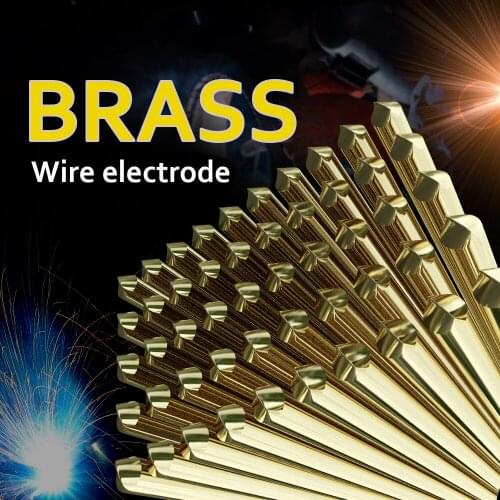 High Quality 10pcs/20pcs/50pcs Brass Welding Wire Electrode 1.6mm*333mm Soldering Rod No Need Solder Powder