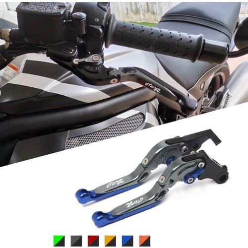 Laser Logo(GT650R ) CNC Adjustable Folding Motorcycle Brake Clutch Levers For HYOSUNG GT650R GT 650R 2006 2007 2008 2009
