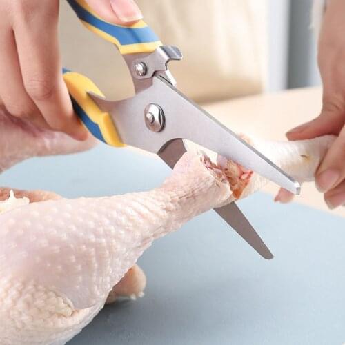 Multifunctional Kitchen Scissors Meat Scissors Kitchen Accessories Household Stainless Steel Special Chicken Bone Scissors