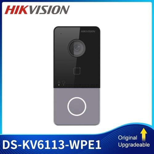 Original Hik DS-KV6113-WPE1 Video Intercom for Home Villa Doorbell Door phone Wifi IP65 2mp HD camera POE IEEE802.3af
