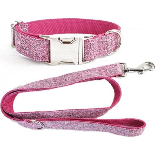 AiruiDog Nylon Personalised Dog Collar Boy Girl Pet Name ID Laser Engraved Quick Release Small Dog Harness Dog Collars Leash