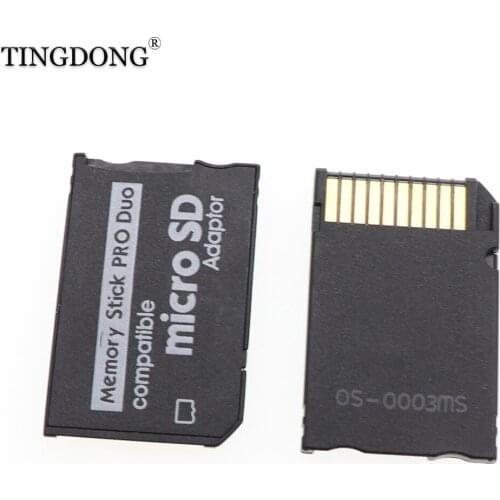 Support Memory Card Adapter Micro SD To Memory Stick Adapter For PSP Micro SD 1MB-128GB Memory Stick Pro Duo