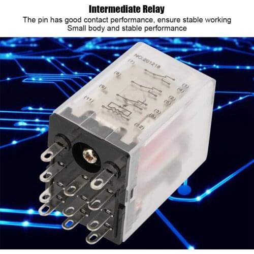 BEMM3C Intermediate Relay 11 Pin Mini Power Intermediate Relay 5A AC220V Electromagnetic Relay