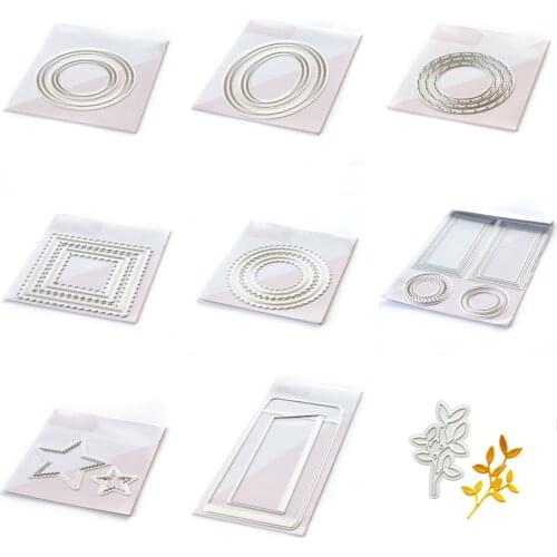 Frame combination model New Metal Cutting Dies & Stamps Scrapbook Diary Decoration Stencil Embossing Template DIY Greeting