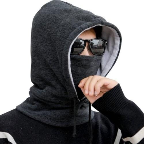 Sally Face Warm Hood Face Cover Bike Hat Neck Helmet Beanies For Men Women Exercise Bicycle Thermal Fleece Balaclava Hats