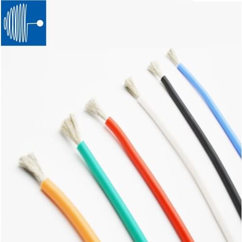 Heat resistant 5m soft silicone wire 12AWG 14AWG 16AWG 18AWG 20AW G 22AWG 24AWG 26AWG 28AWG 30AWG heat resistant silicone