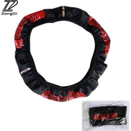 Universal Embossing Leather Car Steering Wheel Cover for Audi A1 TT A8 D3 A4 B8 B5 B7 B9 A3 8P 8V Q5 Q7 A5 A6 C6 C5 Mini Cooper