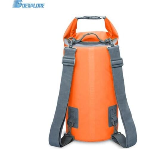 Goexplore 15L 20L Outdoor swimming Waterproof Bag Camping Rafting Storage Dry Bag with Adjustable Strap Hook Inflatable Backpack