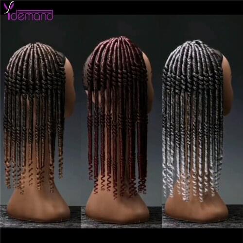 Y Demand Sofia Curly 80g 14strands/pack 18" Passion Twist Hair Dreadlocks Synthetic Crochet Braid Extension