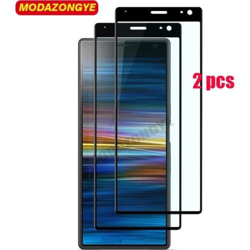 2pcs Tempered Glass For Sony Xperia 10 Screen Protector Sony Xperia 10 L3113 L4113 L4193 L3123 Screen Glass Film Full Cover
