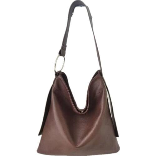 Large Capacity PU Lether Shoulder bag For Women Luxury Designer Crossbody Femal bag Purses and Handbag For Shopper Solid Color