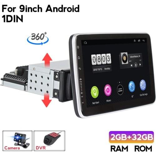 1 Din Universal 2+32G Car Multimedia Player 9inch Touch Screen Autoradio Stereo Video GPS navigation WiFi BT FM Radio MP5 Player