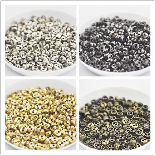 100PCS 3mm 4mm 5mm 6mm 7mm 8mm Metal Super Small Mini Tiny Buttons DIY for Doll / Baby Child Clothing Sewing Accessories BUTTON