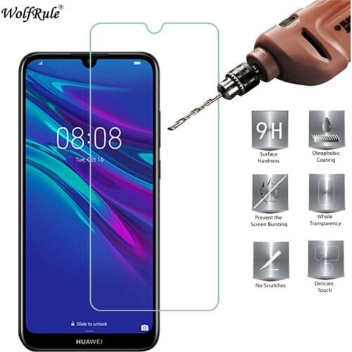 2Pcs For Glass Huawei Y6 Pro 2019 Screen Protector Tempered Glass For Huawei Y6 Pro 2019 Glass Protective Phone Film