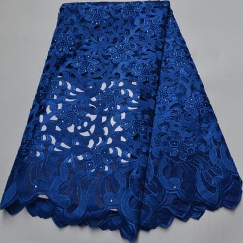 5yards/pc) High quality grey African hand cut voile lace elegant embroidered Swiss cotton lace fabric for party dress CLP488