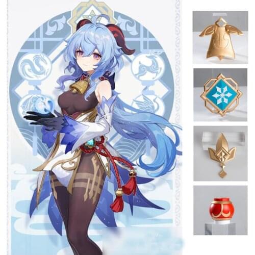 Genshin Impact Ganyu Cosplay Costume Accessories For Neck and Wasit