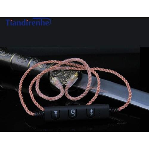 APT-X MMCX Bluetooth Replacement Cable for Shure SE215 SE535 SE846 ie80 ie8I IE8 Earphone UE TF10 TF15 Headset Cables