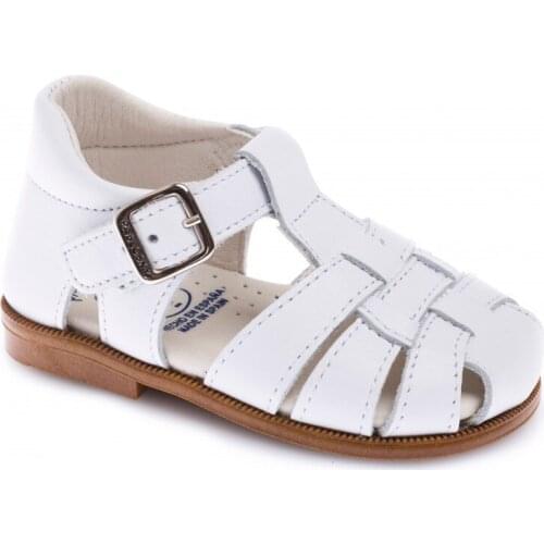 Leather sandals for baby with buckle Pablosky