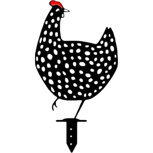 Innovative Swinging Chicken Rotating Sculpture Garden Wind Chimes Wind Spinner Art Courtyard Furnishings Decor