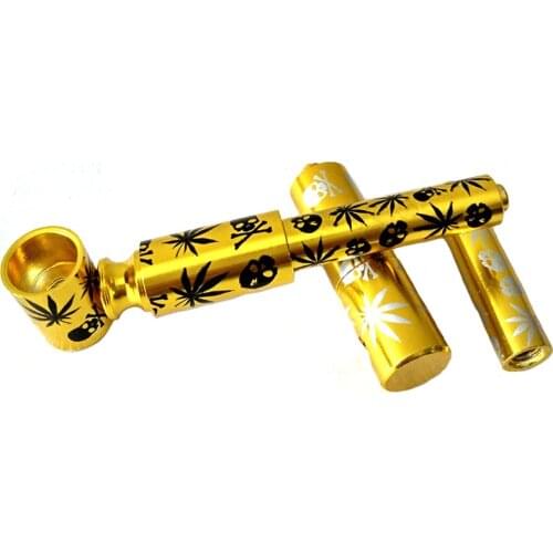 Quality Metal Battery Modeling Pipe Smoking Pipes Mill Smoke Tobacco Pipe Narguile Grinder Cigarette Holder