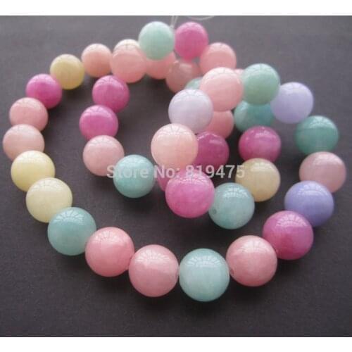 6mm 8mm 10mm Stone beads Dyed Mix Color for jewelry making