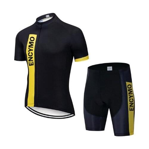 Team Cycling Clothing /Road Bike Wear Racing Clothes Quick Dry Cycling Jersey Set Ropa Ciclismo Maillot mens clothing ENCYMO