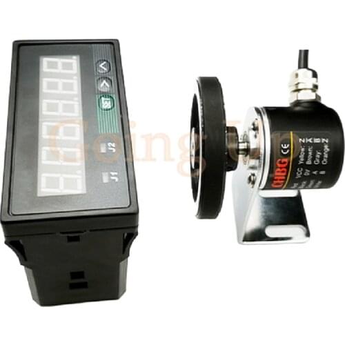 Edge banding machine meter high-precision roller type meter electronic digital display encoder meter wheel length controller