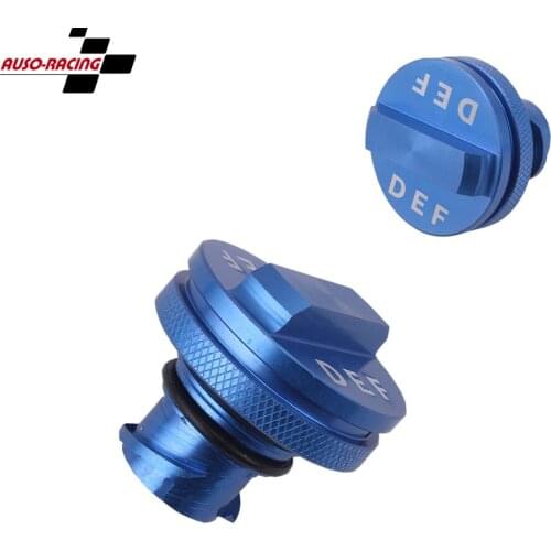 Aluminum Alloy Diesel Fuel Gas Cap DEF Cap Blue Set For 2013-2017 Dodge Ram Car Accessories Green Oil Cover