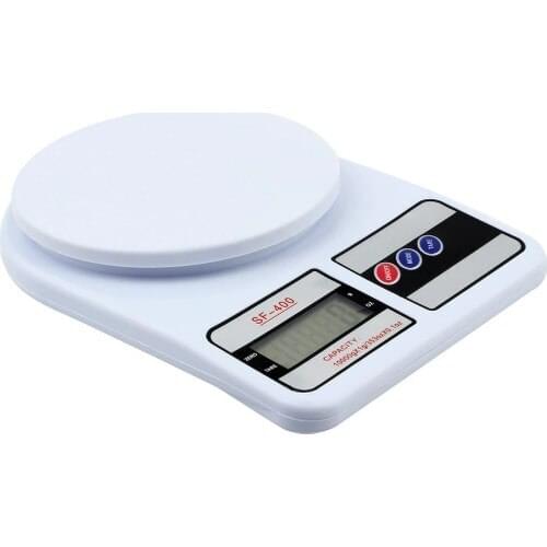 Ruby Digital 10KG Capacity Kitchen Precision Scale White