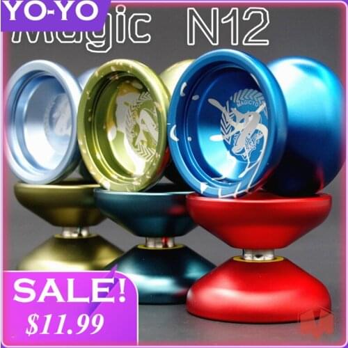 MAGICYOYO--N12 Great White Shark Delicate Touch Lasting Sleep Game Ball Promotions Classic Professional Metal YO-YO Toy Gift