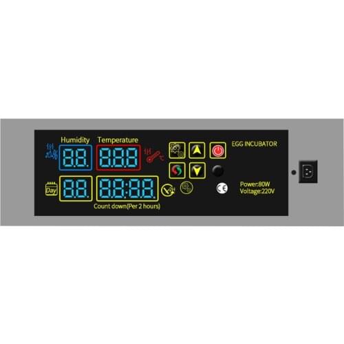 Mini Incubator Controller Set Constant Temperature Eggs Incubation Box Egger Incubator Spare Parts 220V/80W EU-Plug