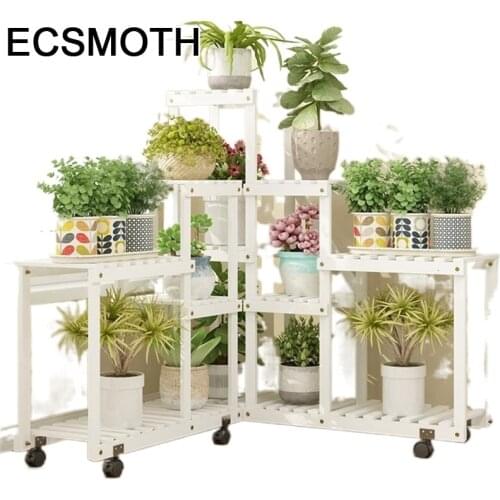 Plante Wooden Shelves For Mueble Repisa Para Plantas Ladder Indoor Stojak Na Kwiaty Shelf Plant Rack Outdoor Flower Stand