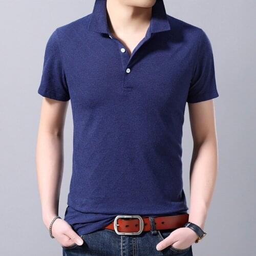 Invisible Brands Mens Polo Argyle 2020 Summer New Short Sleeve turndown collar Breathable Shirt Men Polos E2938