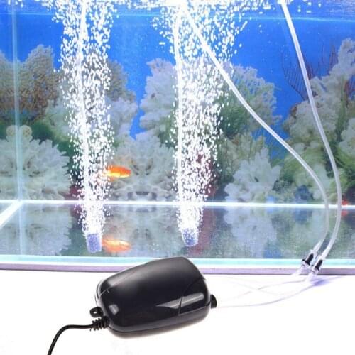 New Aquarium Oxygen Pump 220V 3W 5W Silent Mini Fish Tank Air Compressor Air Rise Air Pump for Fish Aerator Aquarium Accessories
