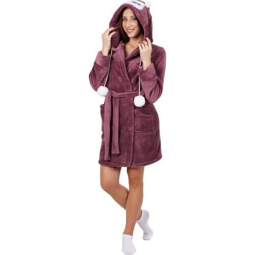 Оптима трикотаж Women's Robes With A Hood