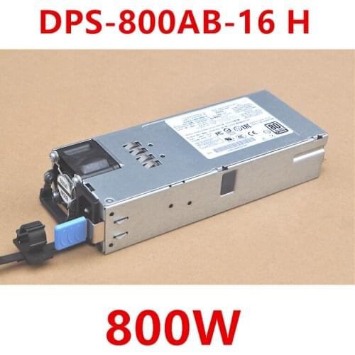 Almost New Original PSU For Delta CPRS 80plus Platinum 800W Power Supply DPS-800AB-16 H