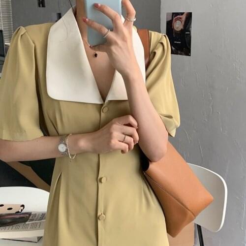 QoerliN Colored Summer Dresses