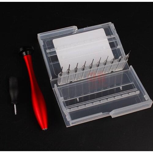 Aluminium Alloy Hand Drill for Modeler with 0.3mm-1.2mm High Precision Drill Head For Model DIY Drill Tool Gundam Model Tool