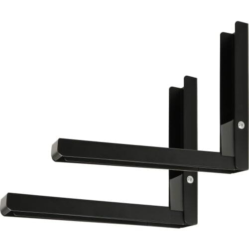 Alise Foldable and Scalable Floating Shelf Bracket Heavy Duty Wall Mount Support Brackets for Kitchen Microwave Ovens Cupboard