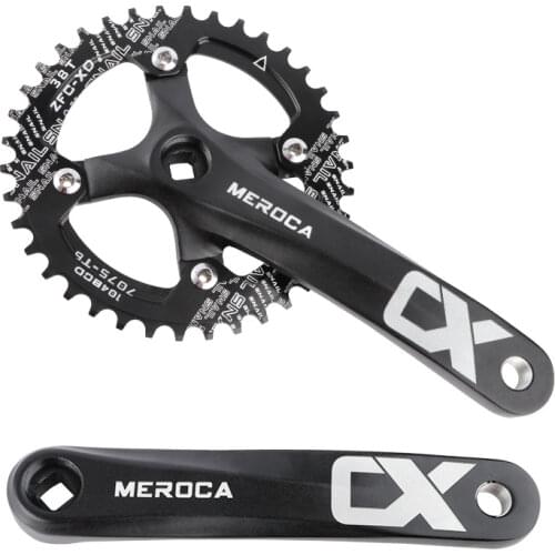 Mountain bike sprocket 104BCD anodized square hole bicycle crank 8/9/10/11 speed mtb modified single disc Chainwheel