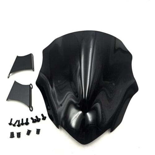 Motorcycle Windshield WindScreen Visor Viser Wind Deflector With Bracket for YAMAHA MT-09 MT09 FZ09 FZ-09 2017 2018 2019 2020