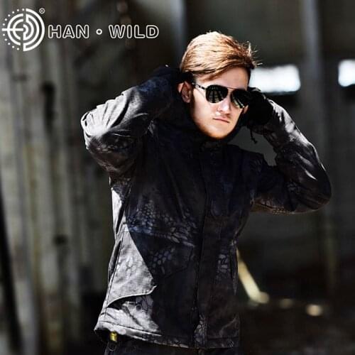 Military Softshell Tactical Jacket Men Windbreakers Coat Camouflage Hooded Army Camo Clothing Outdoor Sport Jacket