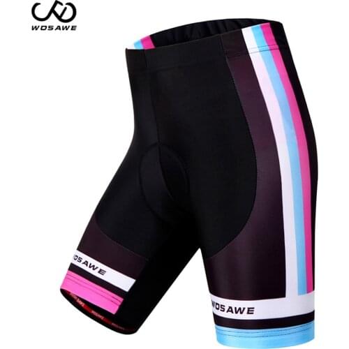 WOSAWE Women Cycling Shorts Silica Gel Padded MTB Mountain Downhill Bike Shorts Underwear Ropa Ciclismo Tights Skirt