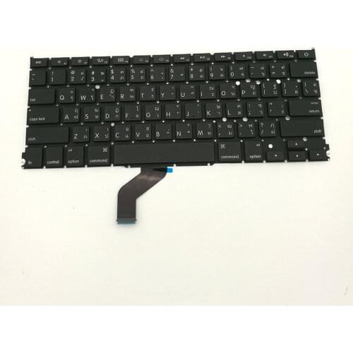 Laptop Replacement Keyboard Thailand Thai Keyboard For Macbook Pro 13" A1425 Retina 2012 2013