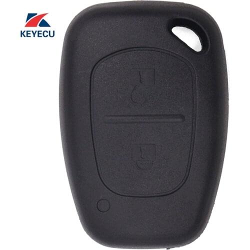 KEYECU Replacement Remote Car Key Shell Case Fob 2 Button for Renault Trafic Vauxhall Vivaro Movano (Shell Only)