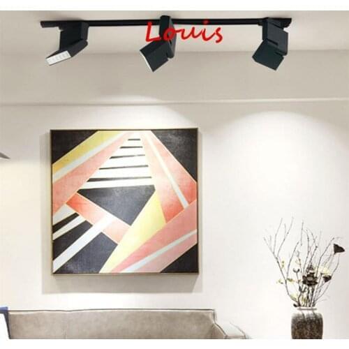 4pcs NEW Dimmable6W 12W Adjustable LED Track Lights LED Rail Spotlight AC85-265V Recessed Ceiling Lamps for Home Museum Shops