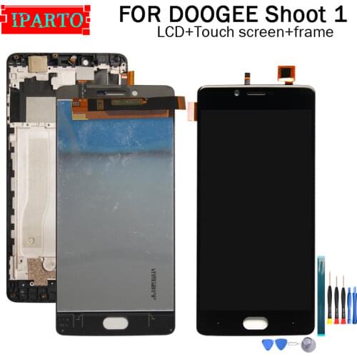 5.5inch DOOGEE SHOOT 1 LCD Display+Touch Screen Digitizer Assembly 100% Original New LCD+Touch Digitizer for SHOOT 1+Tools