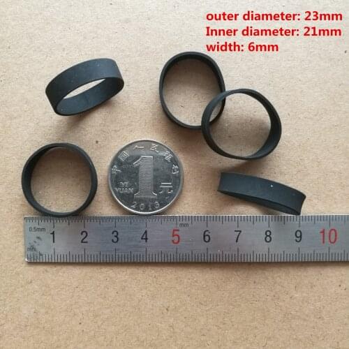 5pcs 23mmx21x6 Buffer rubber ring Shock absorption rubber pad Waterproof for cassette deck audio tape Stereo player
